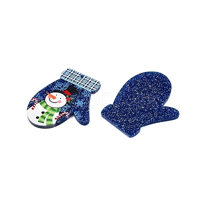 Christmas Theme Printing Acrylic Pendants BACR-N002-01B-1