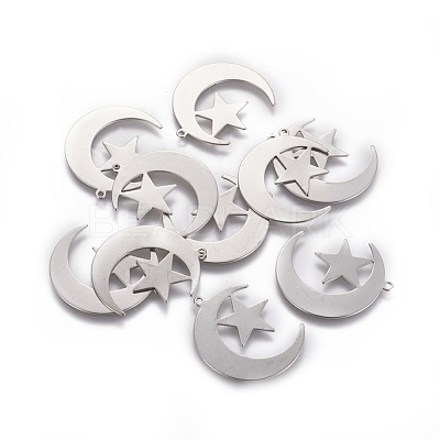 Tarnish Resistant 201 Stainless Steel Pendants X-STAS-L234-119P-1