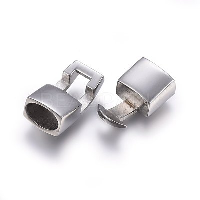 304 Stainless Steel Snap Lock Clasps - Beadpark.com