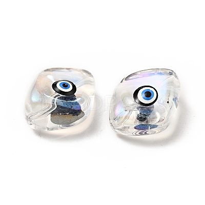 Transparent Glass Beads GLAA-F121-01J-1