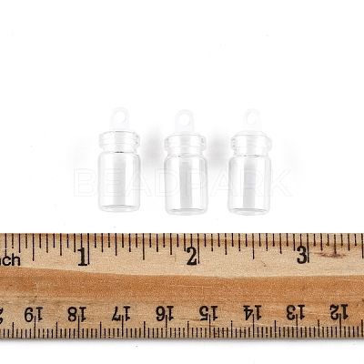 50Pcs Glass Bottle Pendant Decoration BOTT-FS0001-06-1