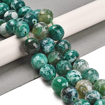 Natural Fire Crackle Agate Beads Strands X-G-L595-A02-01E-1