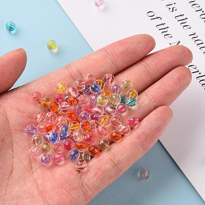 Transparent Acrylic Beads TACR-S154-11A-1