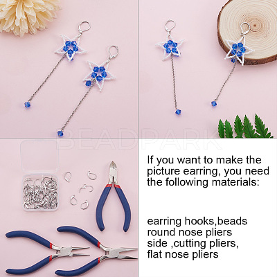 304 Stainless Steel Leverback Earring Findings STAS-L190-14S-1