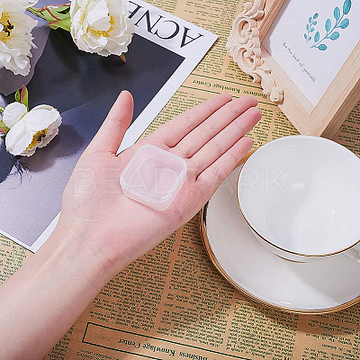 Transparent Plastic Bead Containers CON-BC0004-54-1