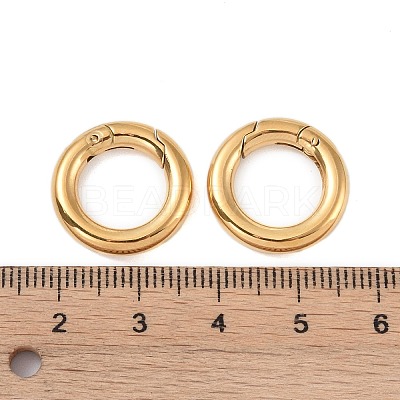 Ion Plating(IP) 316 Stainless Steel Spring Gate Rings STAS-M296-01G-C-1