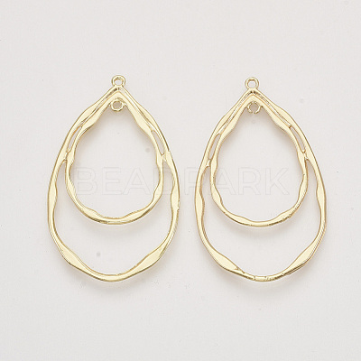 Alloy  2-Loop Link Pendants PALLOY-S121-221-1