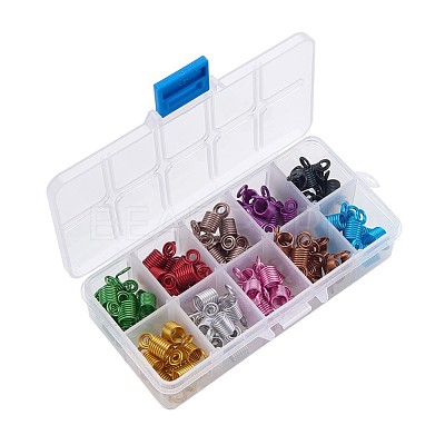 Aluminum Wire Hair Coil Cuffs ALUM-PH0003-01-1