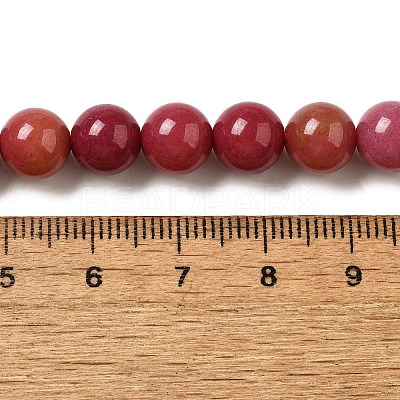 Dyed Natural Malaysia Jade Beads Strands G-G021-02B-19-1