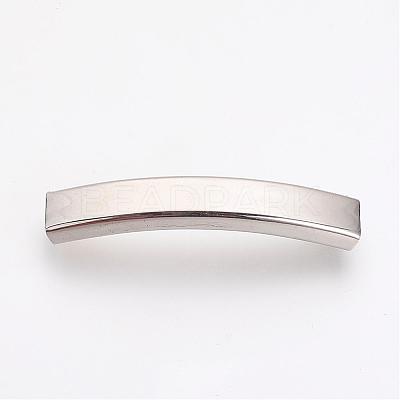 Tarnish Resistant 201 Stainless Steel Slide Charms STAS-R092-02-1