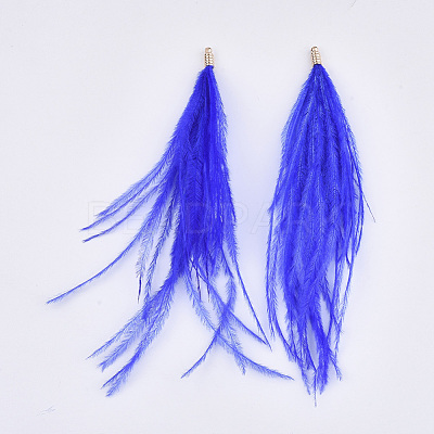 Ostrich Feather Tassel Big Pendant Decorations FIND-S302-08H-1