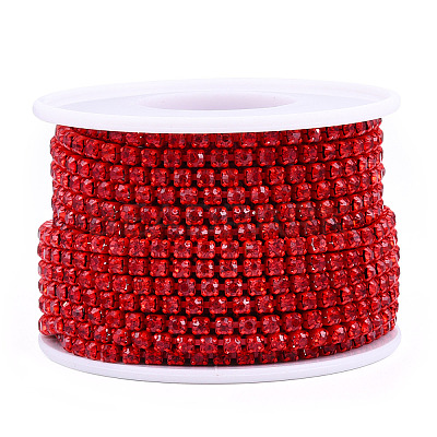 Electrophoresis Iron Rhinestone Strass Chains CHC-Q009-SS12-B07-1