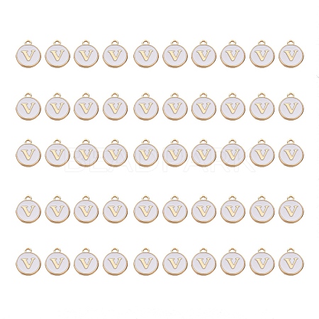 Golden Plated Alloy Charms ENAM-SZ0001-25A-V-1