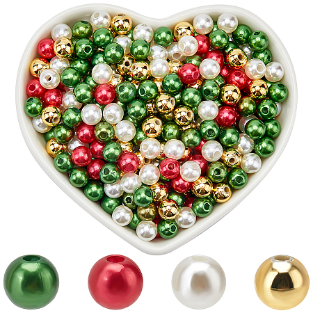 Imitation Pearl Acrylic Beads OACR-SP0001-22A-1