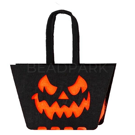 Devil Felt Halloween Candy Bags with Handles HAWE-K001-01D-1