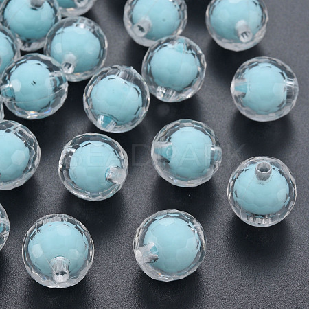 Transparent Acrylic Beads TACR-S152-14A-A07-1