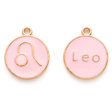 Alloy Enamel Pendants ENAM-S124-01A-09G-1