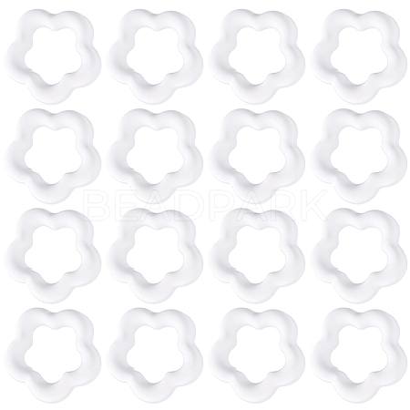 100Pcs Opaque Acrylic Beads MACR-SC0002-25-1