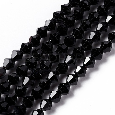 Imitation Austrian Crystal 5301 Bicone Beads LS-GLAA-S026-6mm-10-1