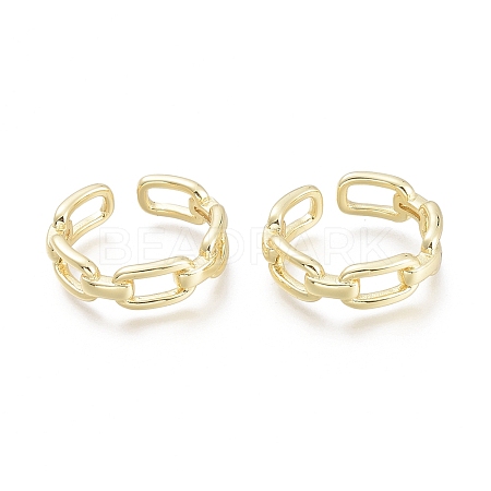 Brass Cuff Rings LS-RJEW-F103-04-G-1