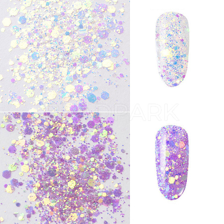 Laser Shining Nail Art Glitter MRMJ-T009-005A-1