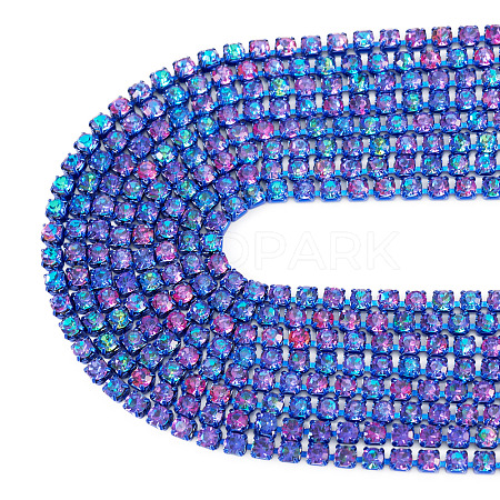 4.8 Yards Iron Rhinestone Cup Chains CH-TA0001-10B-1