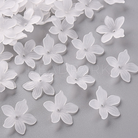 Frosted Acrylic Bead Caps LS-X-MACR-S371-05A-701-1