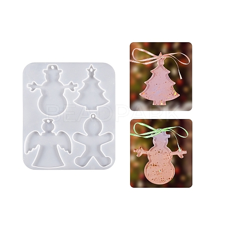 Christmas DIY Silicone Pendant Molds PW-WGD365F-01-1