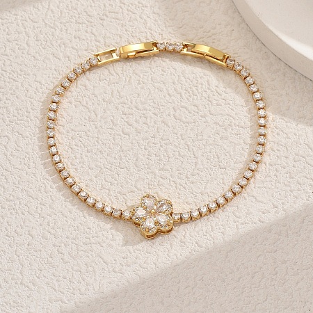 Elegant Brass Charm Bracelets OR7420-3-1