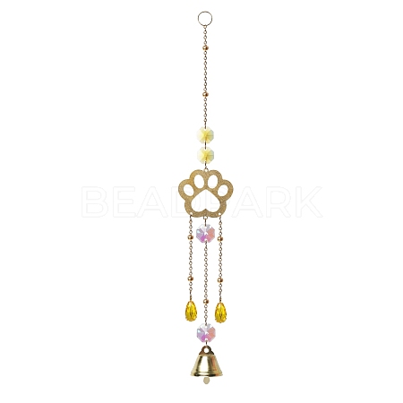 Metal Bell Big Pendant Decorations PW-WG44886-02-1