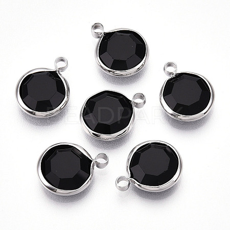 K9 Glass Charms GLAA-T023-37B-01-1