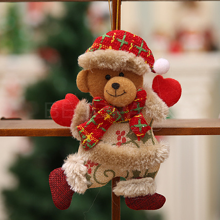 Christmas Dancing Doll Cloth Pendant Decoration XMAS-PW0001-066C-1