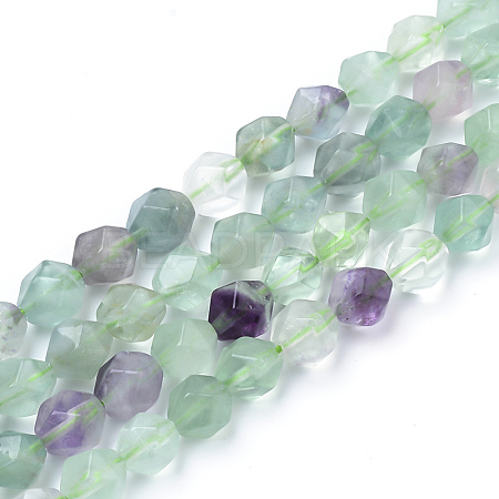 Natural Fluorite Beads Strands X-G-S149-38-10mm-1