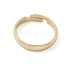 Adjustable Brass Finger Rings Components KK-K414-09G-2