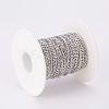 Tarnish Resistant 304 Stainless Steel Curb Chains CHS-F003-03P-B-3