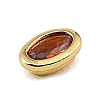 Brass Pave Cubic Zirconia Cabochons CU-CBA30E8-04G-02-2