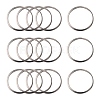 Non-Tarnish 201 Stainless Steel Linking Rings X-STAS-F192-001P-03-1