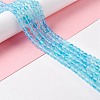 Synthetic Moonstone Beads Strands G-E573-01A-12-1