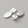 925 Sterling Silver Pinch Bails STER-WH0001-18S-2