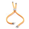 Twisted Nylon Cord Silder Bracelets DIY-B066-03P-32-3
