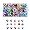 Baking Paint Drawbench Glass Beads DIY-X0273-01-1