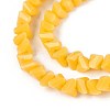 Opaque Glass Beads Strands GLAA-N019-4mm-22-4