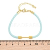 Braided Steel Wire Bracelet Making KK-CBA6056-03F-G-2