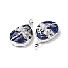 Natural Sodalite Pendants G-G900-01P-09-3
