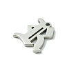 Non-Tarnish 201 Stainless Steel Pendants STAS-B055-01P-R-2