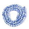 Anti-Tarnish Electroplate Bicone Glass Beads Strands EGLA-T021-4mm-16-15-3