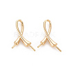 Brass Peg Bails Pendants KK-T062-199G-NF-1