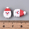 Christmas Theme Handmade Polymer Clay Beads CLAY-M005-11-4