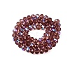 Electroplate Glass Beads Strands LS-EGLA-A044-T8mm-L13-3