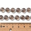 Natural Grey Agate Beads Strands G-B153-A01-5